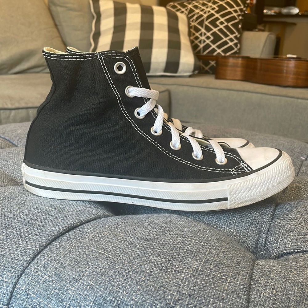 Black High Top Converse